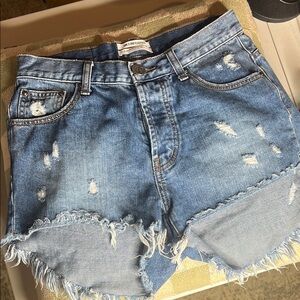 One x oneteaspoon denim shorts size 29